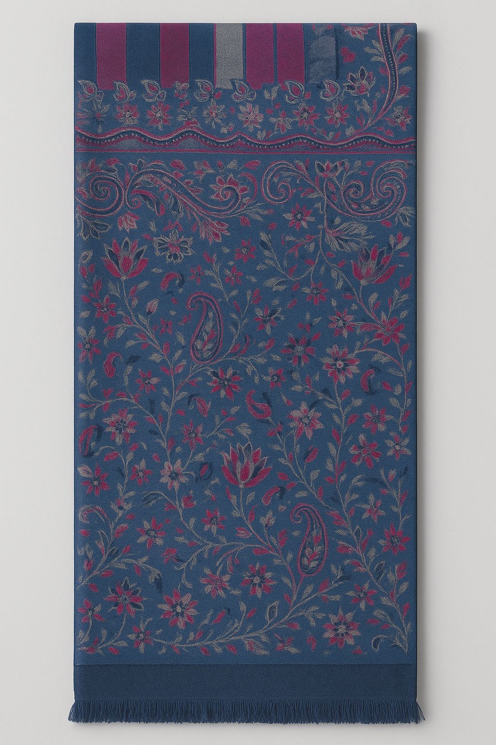 TANA BANA SILK JAMAWAR SHAWL
