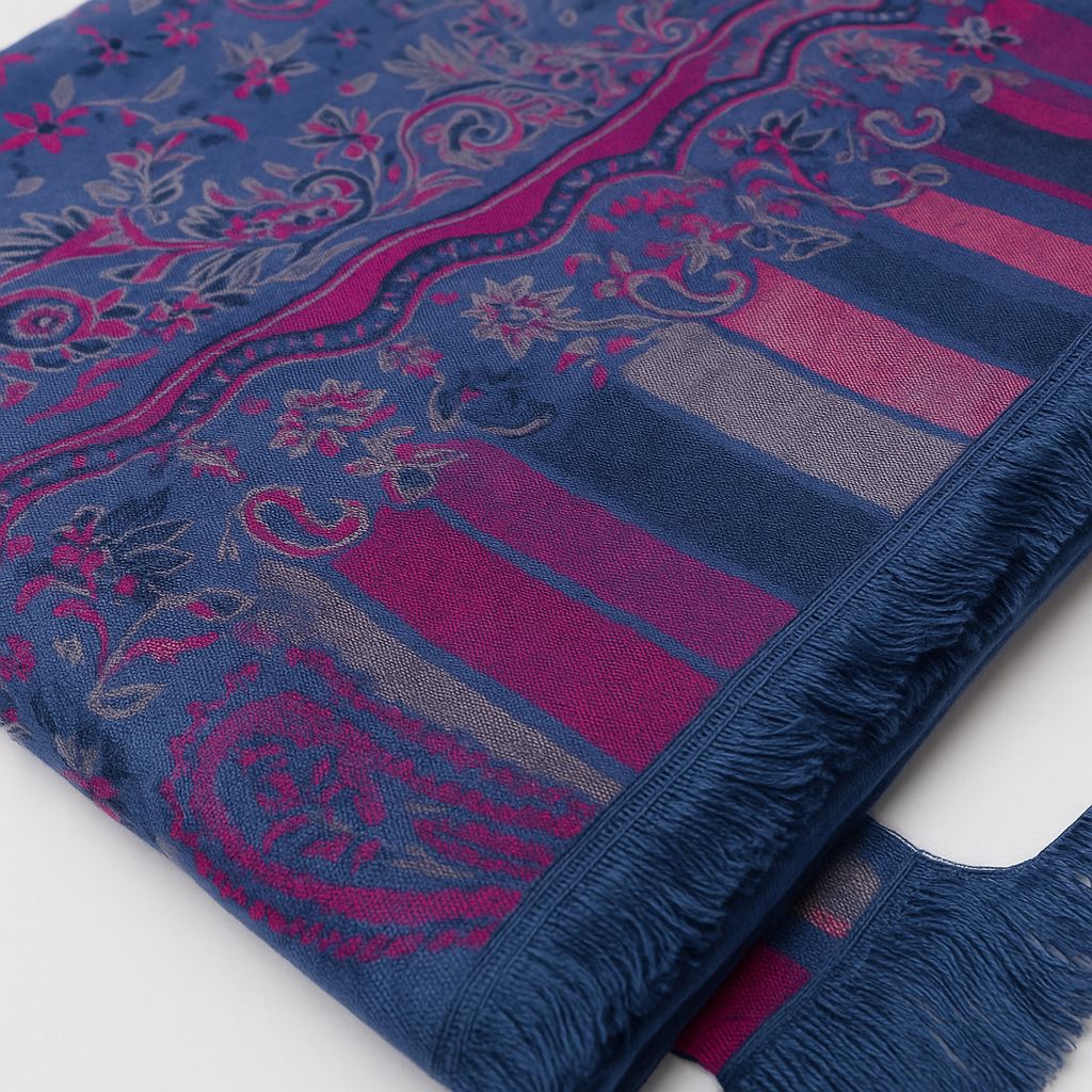 TANA BANA SILK JAMAWAR SHAWL
