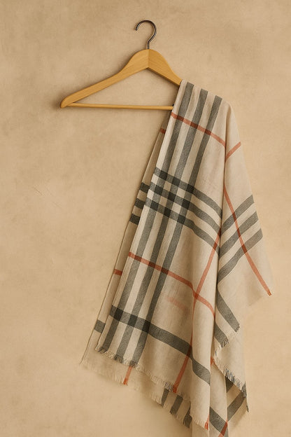 PURE PASHMINA SILK WITH THE DESIGN |TANABANA | STALS|